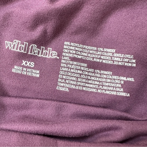 NWT Wild Fable Plum Color Shorts Size XXS - Picture 4 of 7